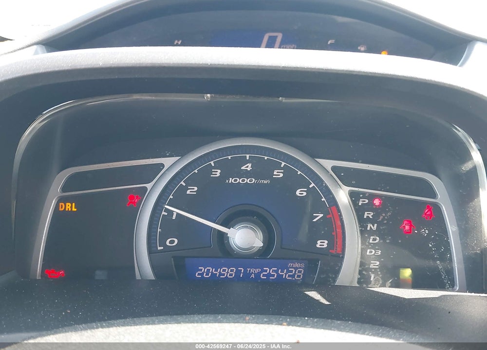 2007 HONDA CIVIC VIN: 2HGFG12687H538661