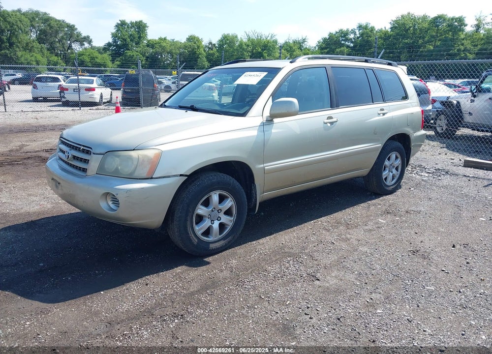 2003 TOYOTA HIGHLANDER V6 VIN: JTEHF21A630130367