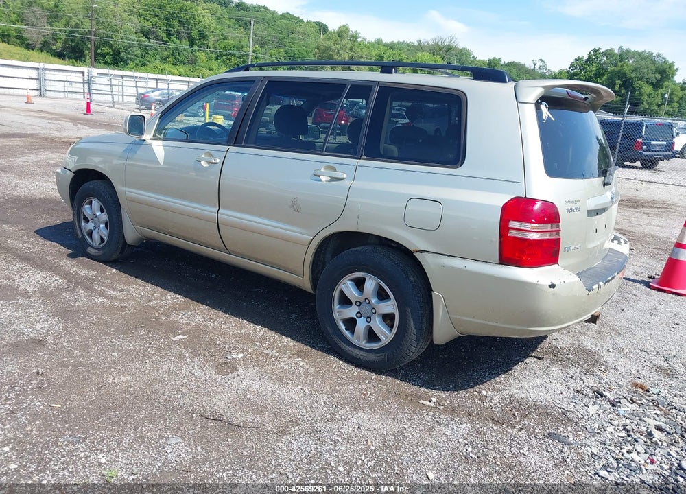 2003 TOYOTA HIGHLANDER V6 VIN: JTEHF21A630130367