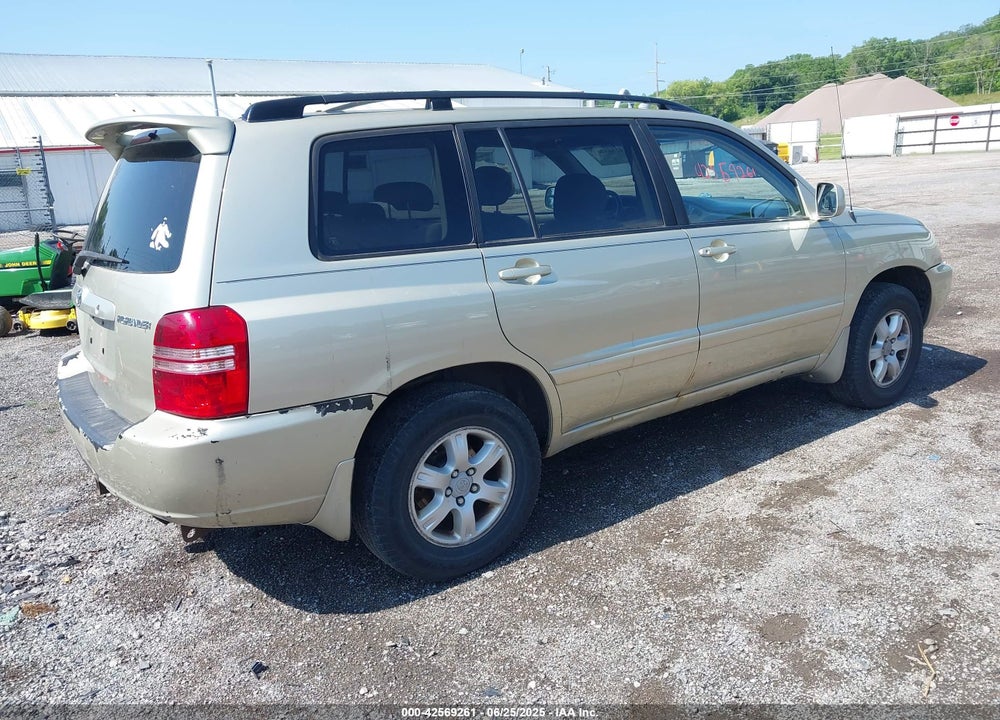 2003 TOYOTA HIGHLANDER V6 VIN: JTEHF21A630130367
