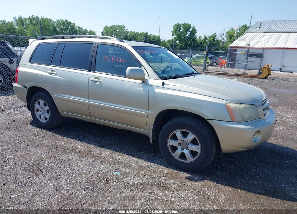 2003 TOYOTA HIGHLANDER V6 VIN: JTEHF21A630130367
