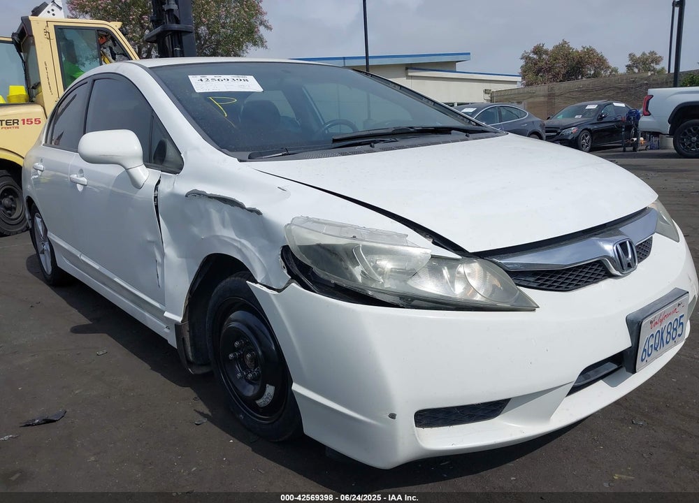 2009 HONDA CIVIC VIN: 2HGFA16619H328997