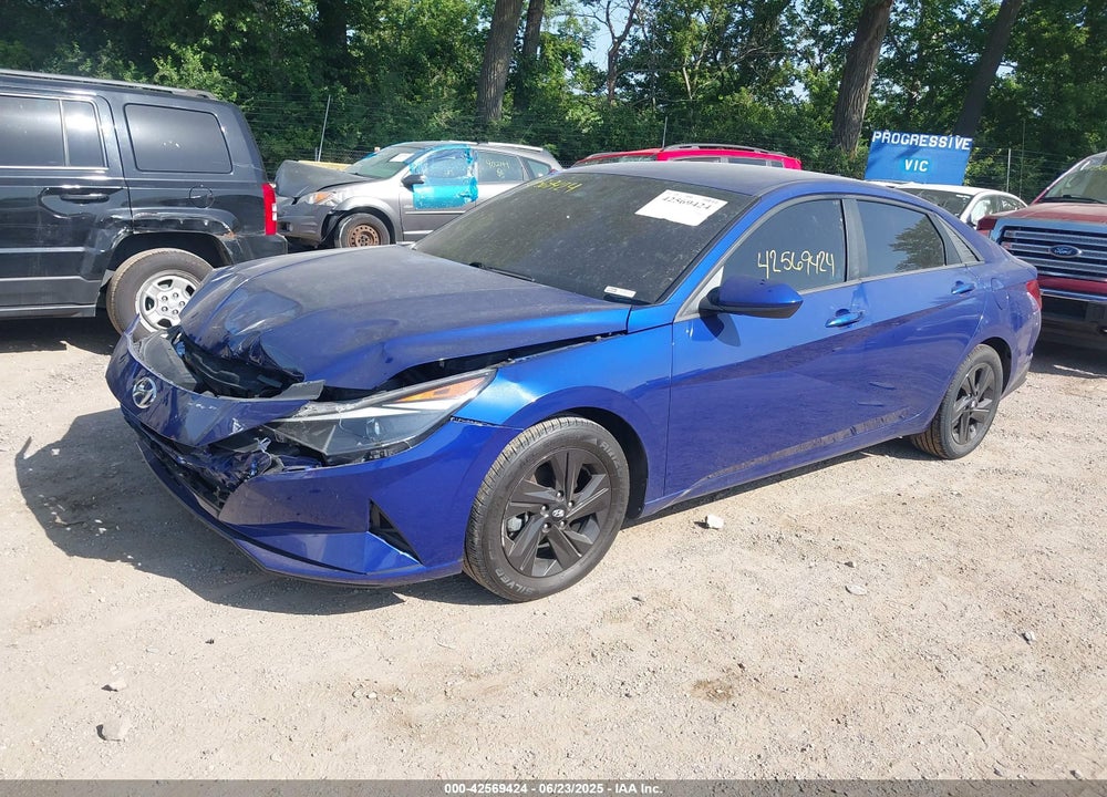 2021 HYUNDAI ELANTRA VIN: 5NPLM4AG0MH045730