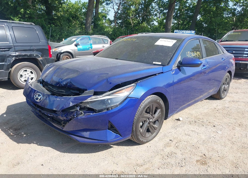 2021 HYUNDAI ELANTRA VIN: 5NPLM4AG0MH045730