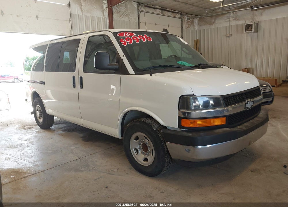 2016 CHEVROLET EXPRESS 3500 LT VIN: 1GAZGMFG6G1222747