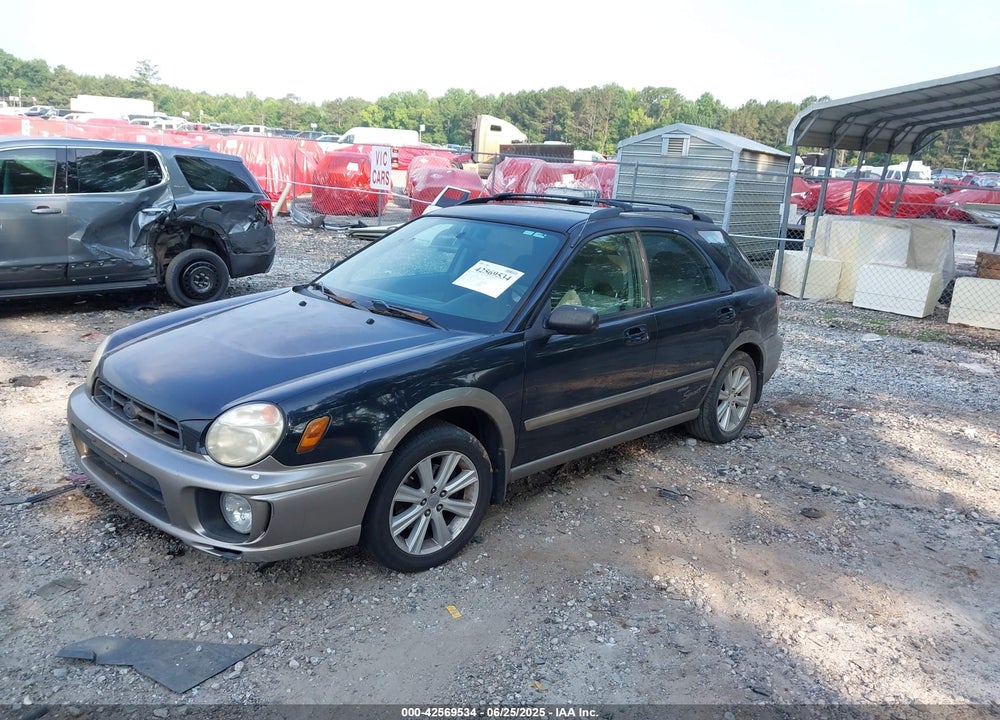 2002 SUBARU IMPREZA OUTBACK SPORT VIN: JF1GG68562G834898