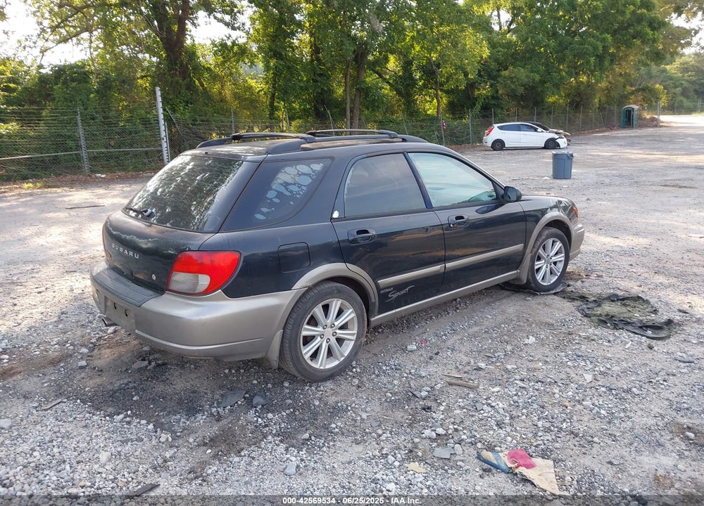 2002 SUBARU IMPREZA OUTBACK SPORT VIN: JF1GG68562G834898