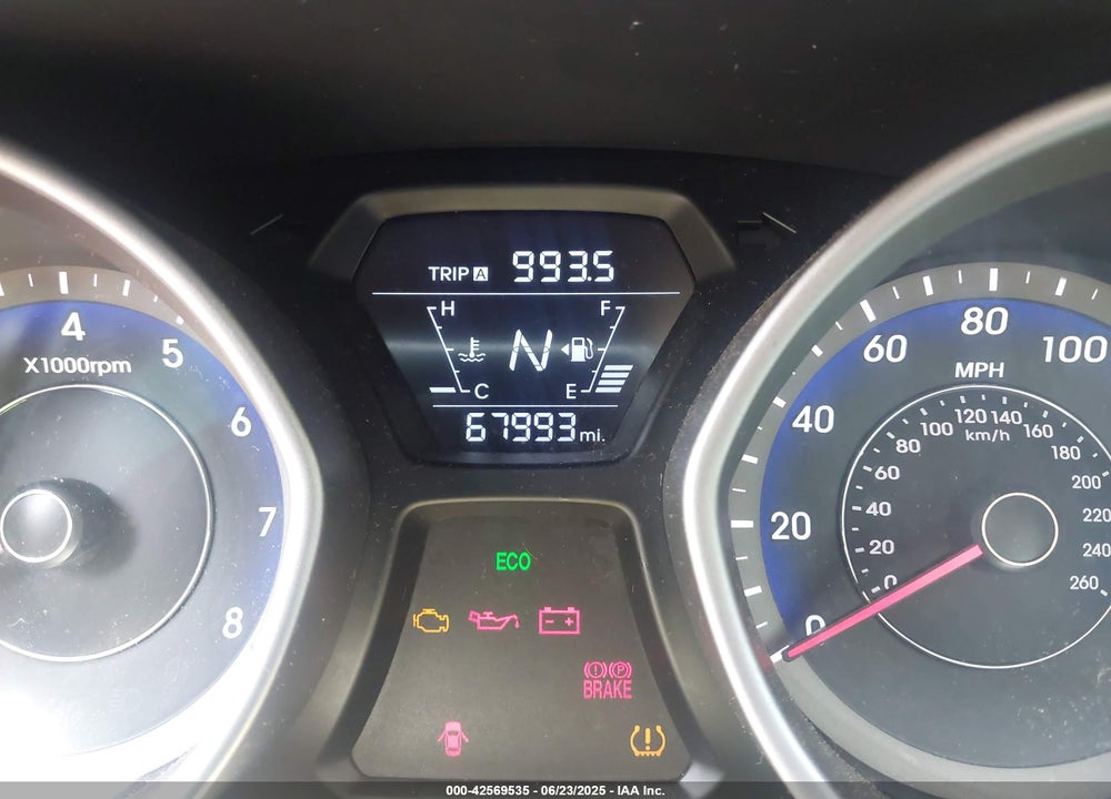 2014 HYUNDAI ELANTRA SE VIN: KMHDH4AE0EU116726