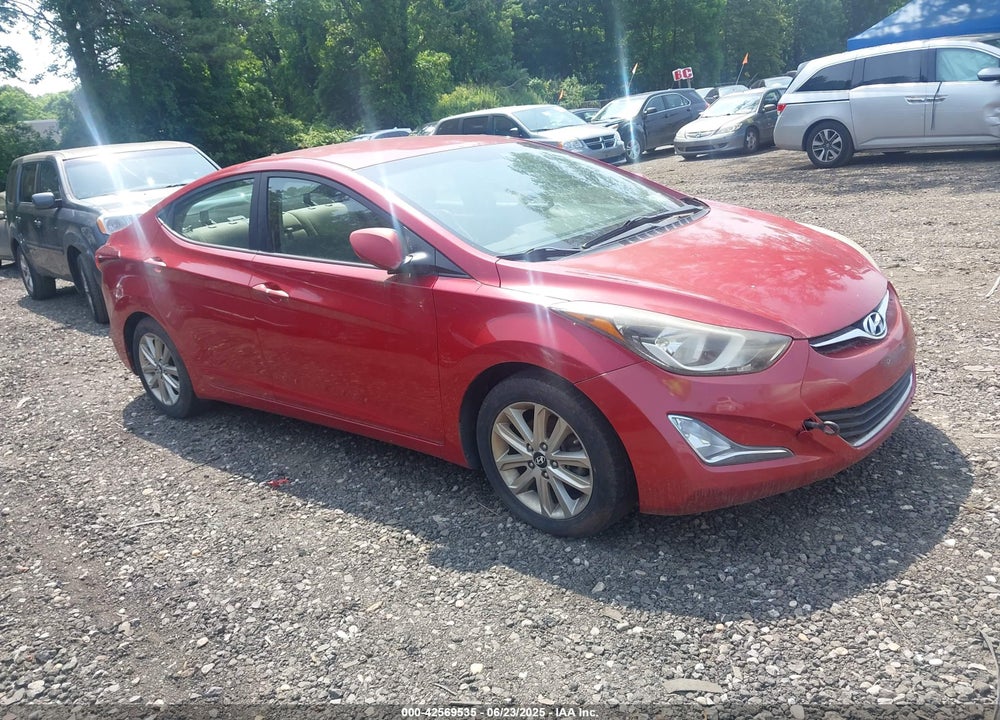 2014 HYUNDAI ELANTRA SE VIN: KMHDH4AE0EU116726