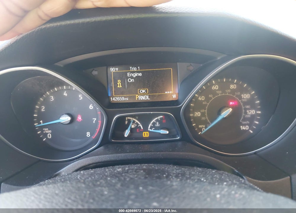 2017 FORD FOCUS VIN: 1FADP3K25HL291141