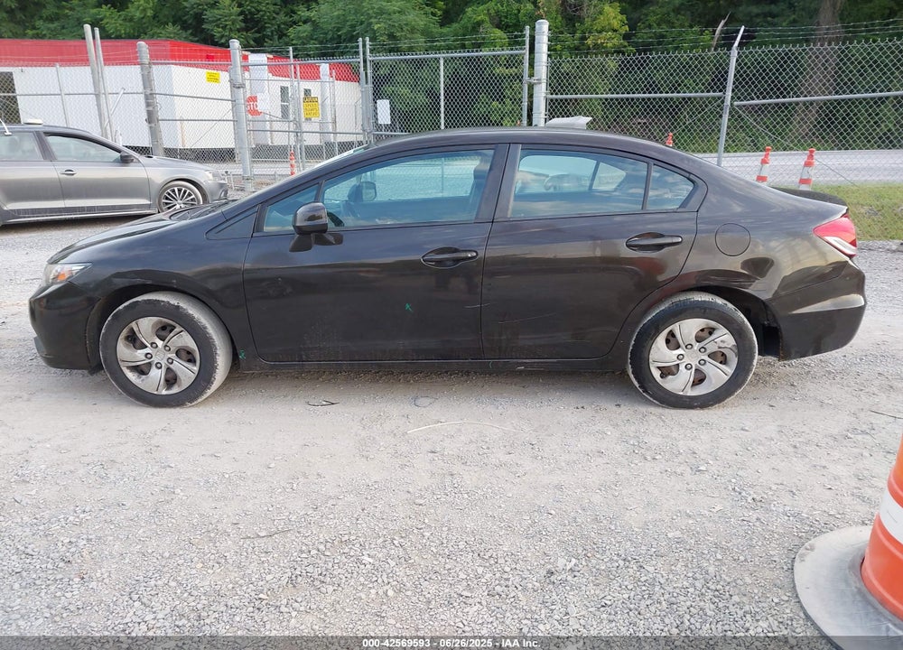 2013 HONDA CIVIC LX VIN: 2HGFB2F59DH569371