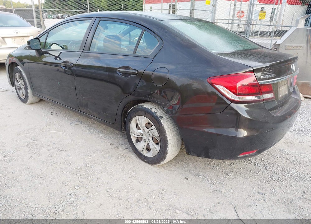 2013 HONDA CIVIC LX VIN: 2HGFB2F59DH569371