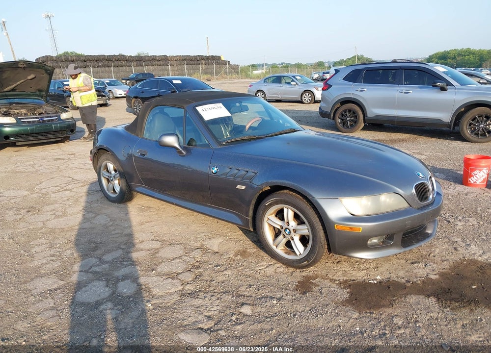 2001 BMW Z3 2.5I VIN: WBACN33491LM01252