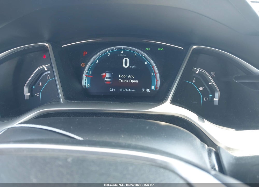 2016 HONDA CIVIC VIN: 2HGFC3B91GH361775