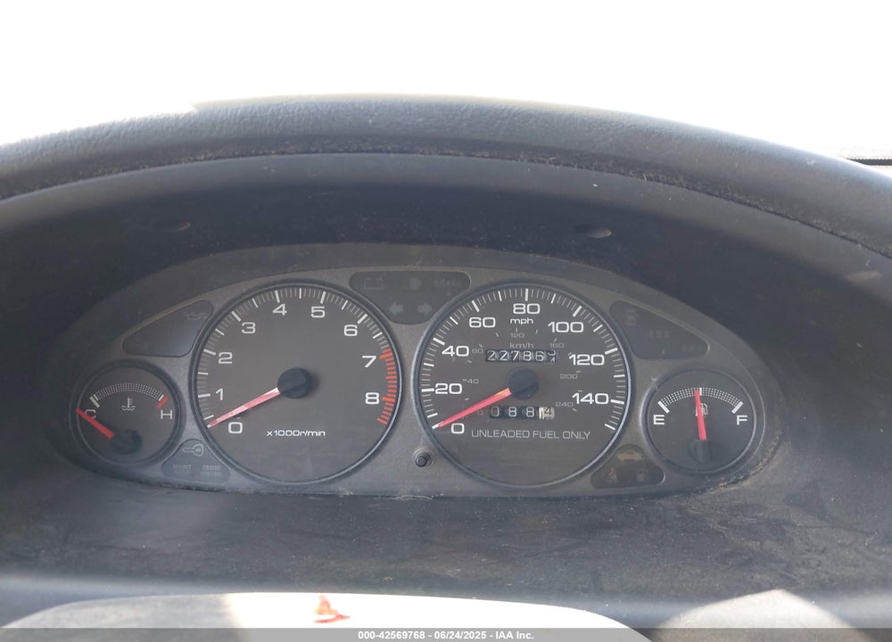 2001 ACURA INTEGRA LS VIN: JH4DB75521S001177
