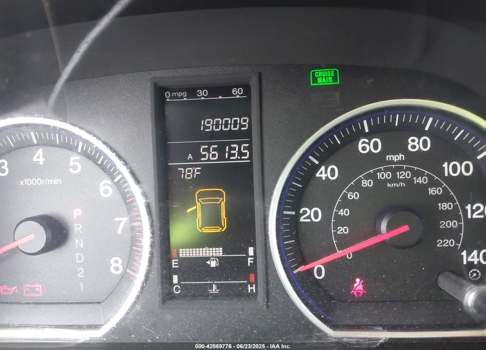 2008 HONDA CR-V EX-L VIN: JHLRE387X8C039770