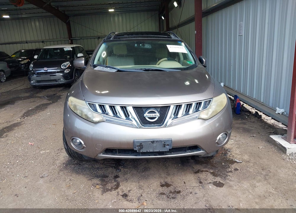 2009 NISSAN MURANO VIN: JN8AZ18U59W031105