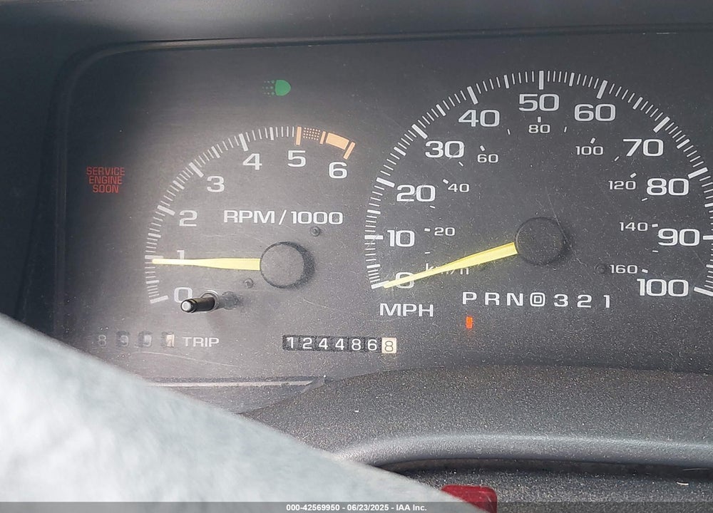 1996 CHEVROLET GMT-400 K1500 VIN: 1GCEK14W3TZ121075