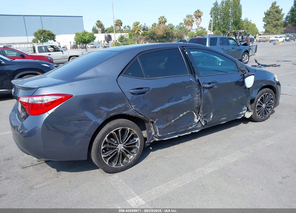2015 TOYOTA COROLLA S PLUS VIN: 2T1BURHE7FC378588