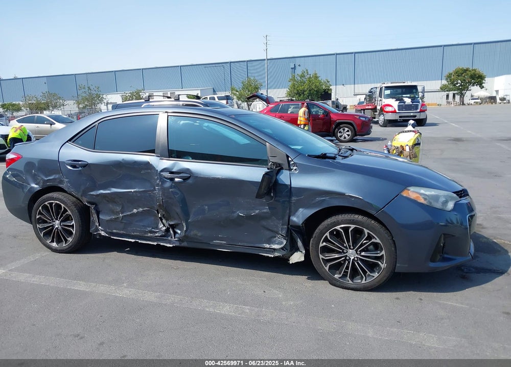 2015 TOYOTA COROLLA S PLUS VIN: 2T1BURHE7FC378588