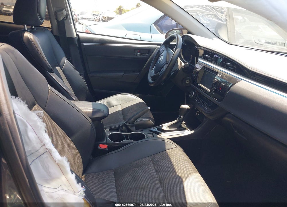 2015 TOYOTA COROLLA S PLUS VIN: 2T1BURHE7FC378588
