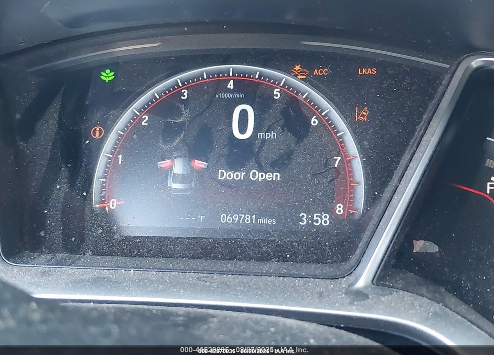 2021 HONDA CIVIC SPORT VIN: 2HGFC2F86MH516036