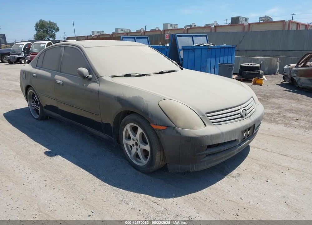 2003 INFINITI G35 LUXURY LEATHER VIN: JNKCV51E53M008595