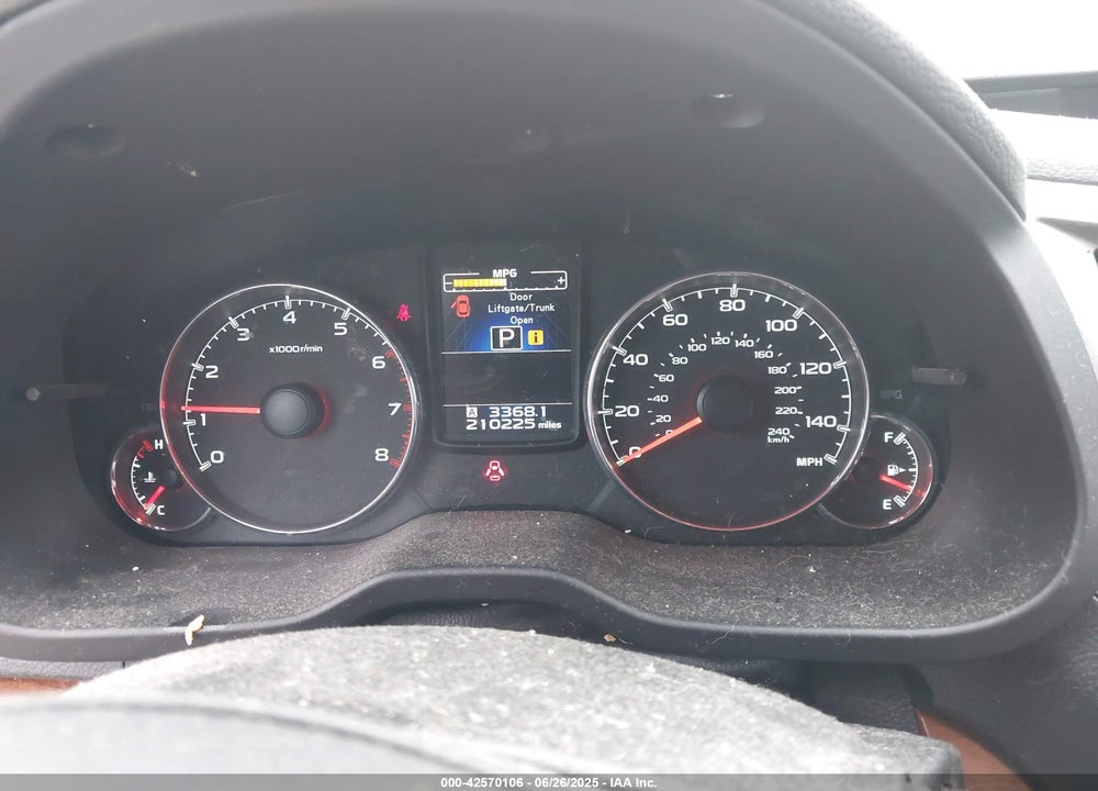 2014 SUBARU OUTBACK VIN: 4S4BRBLC2E3253936