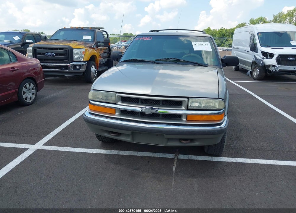 2001 CHEVROLET BLAZER LT VIN: 1GNDT13W812154502