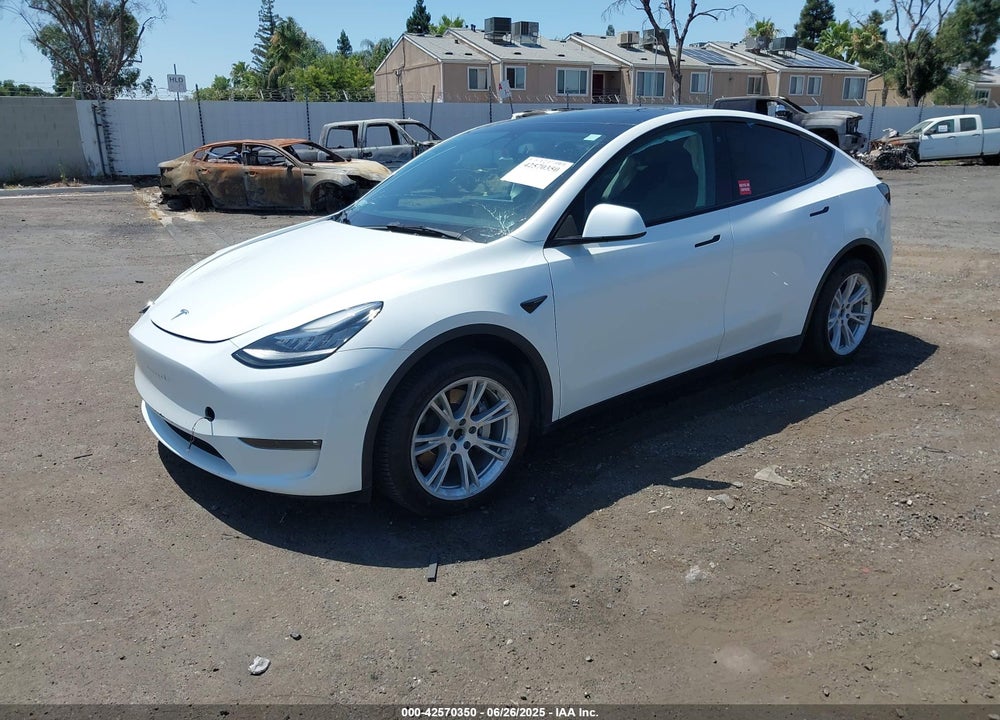 2022 TESLA MODEL Y VIN: 7SAYGDEEXNF350208