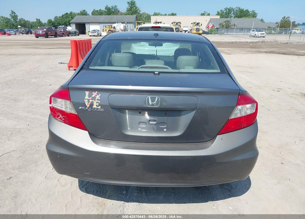 2012 HONDA CIVIC VIN: 19XFB2F94CE032130