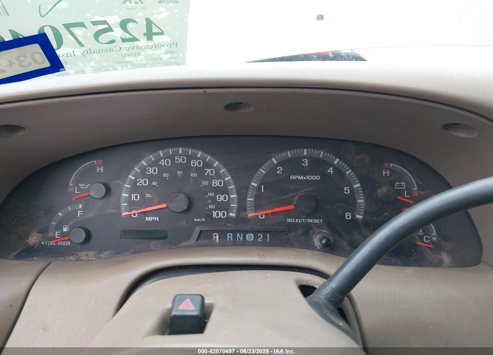 2001 FORD F-150 VIN: 1FTRW07W91KB17680