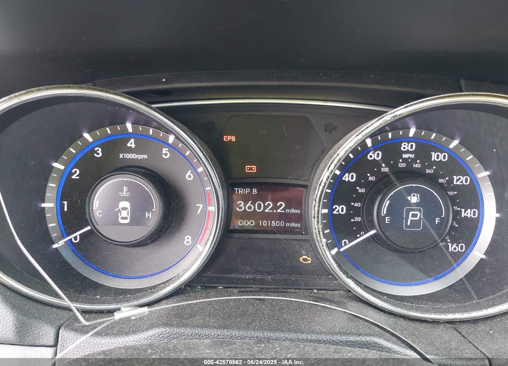 2011 HYUNDAI SONATA VIN: 5NPEB4AC1BH077465