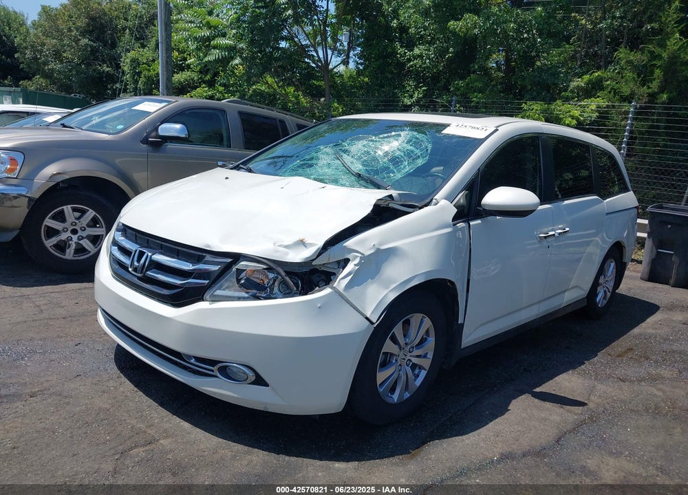 2016 HONDA ODYSSEY EX-L VIN: 5FNRL5H64GB051596