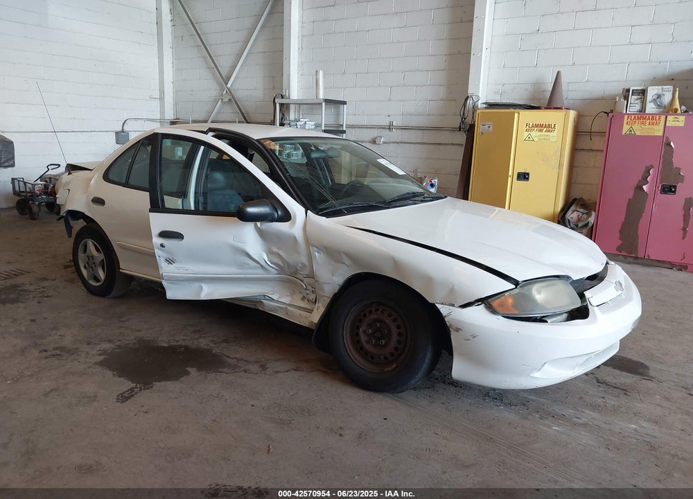 2003 CHEVROLET CAVALIER VIN: 1G1JC52F537249084