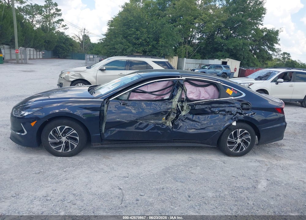 2022 HYUNDAI SONATA HYBRID VIN: KMHL24JJ9NA048308