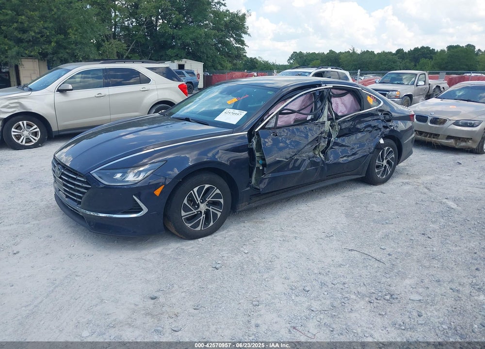 2022 HYUNDAI SONATA HYBRID VIN: KMHL24JJ9NA048308