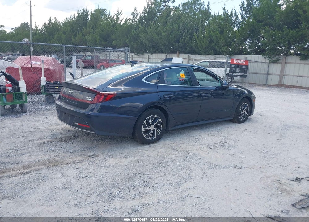 2022 HYUNDAI SONATA HYBRID VIN: KMHL24JJ9NA048308