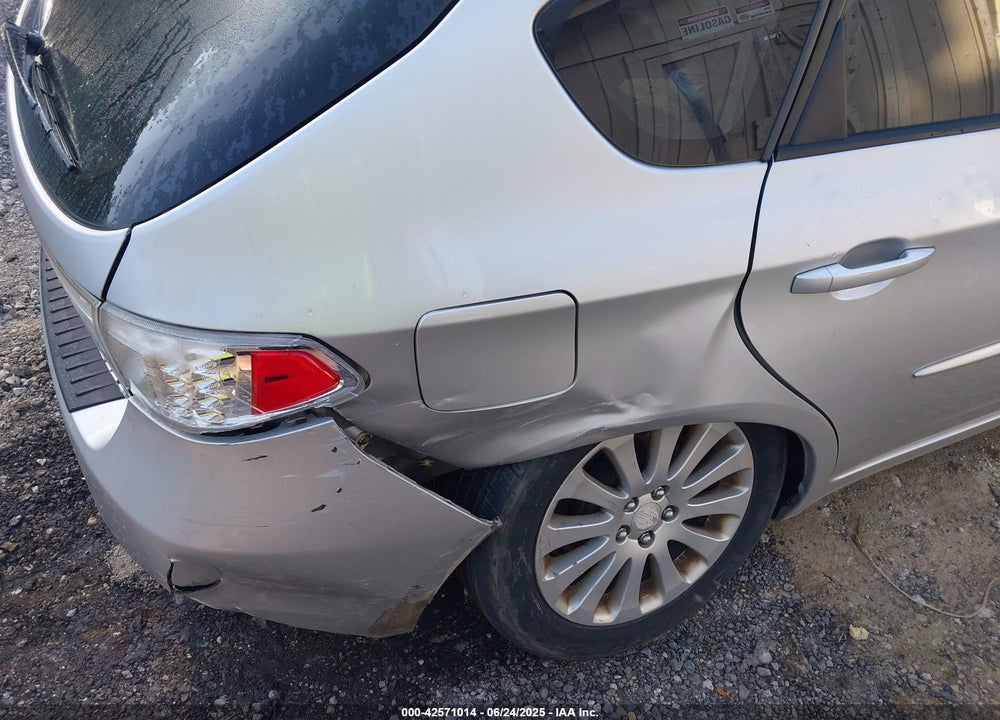 2008 SUBARU IMPREZA VIN: JF1GH61648H809212