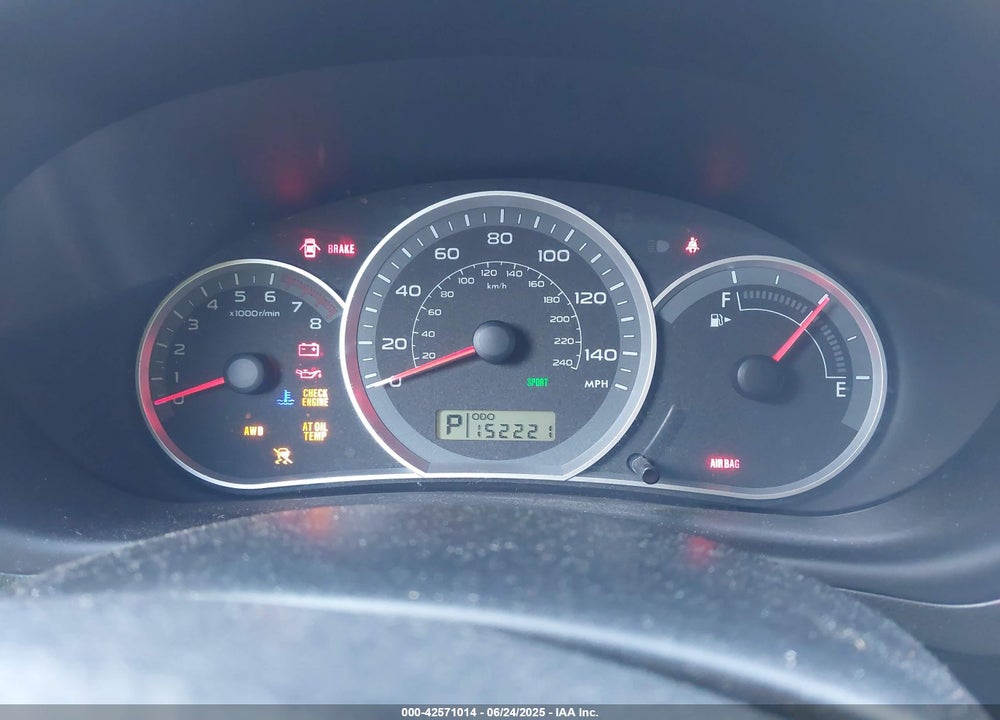 2008 SUBARU IMPREZA VIN: JF1GH61648H809212