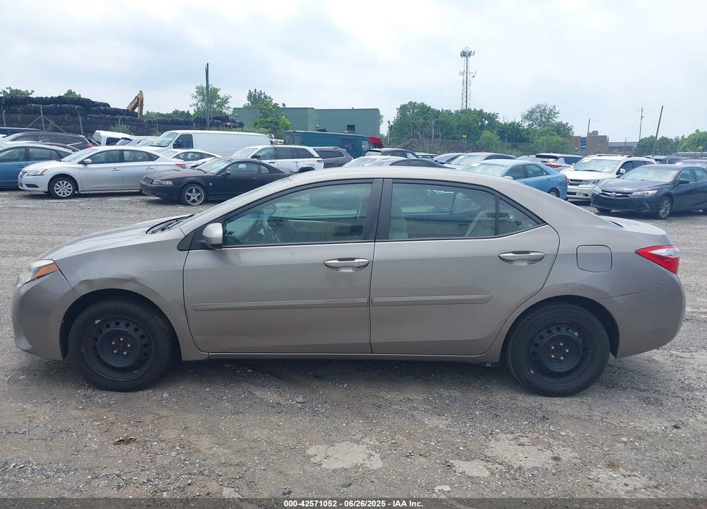 2015 TOYOTA COROLLA LE VIN: 2T1BURHE3FC251448