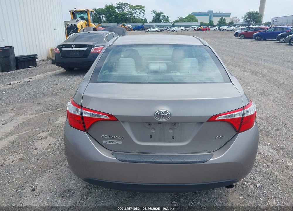 2015 TOYOTA COROLLA LE VIN: 2T1BURHE3FC251448