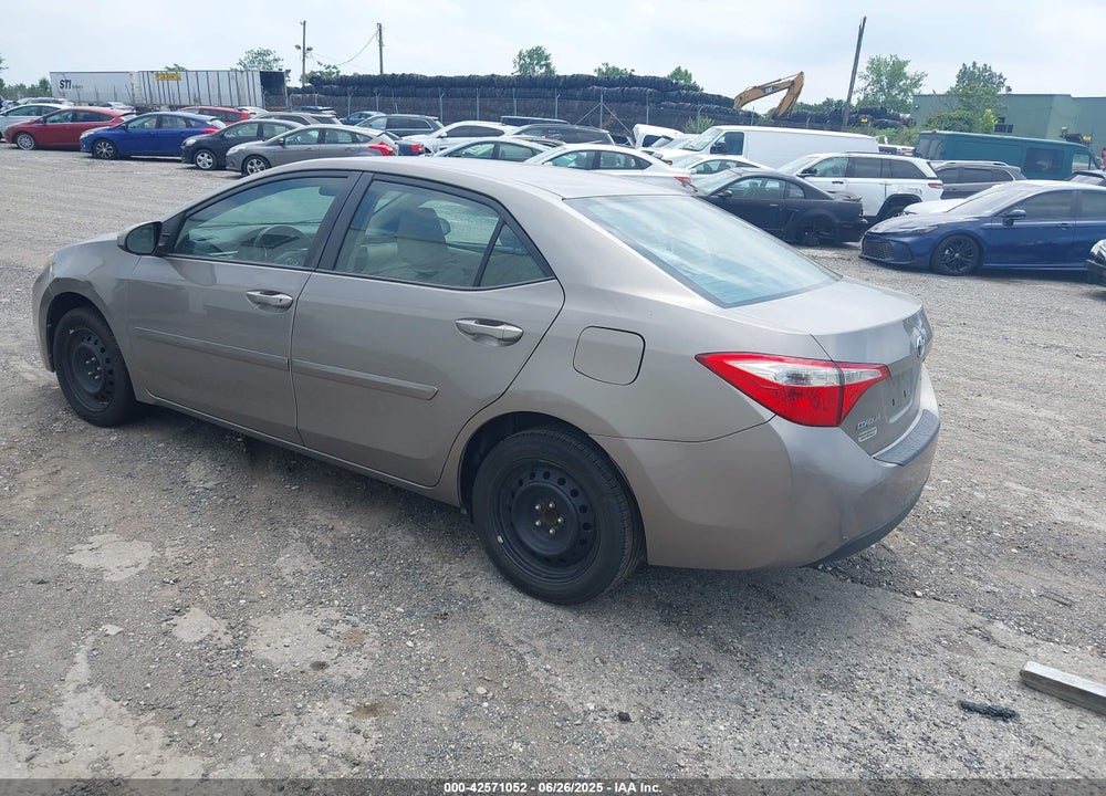 2015 TOYOTA COROLLA LE VIN: 2T1BURHE3FC251448