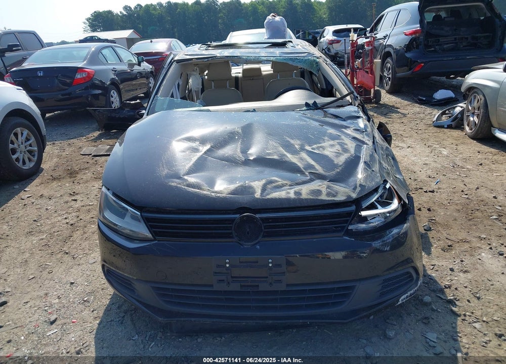 2012 VOLKSWAGEN JETTA VIN: 3VWDP7AJ1CM349485
