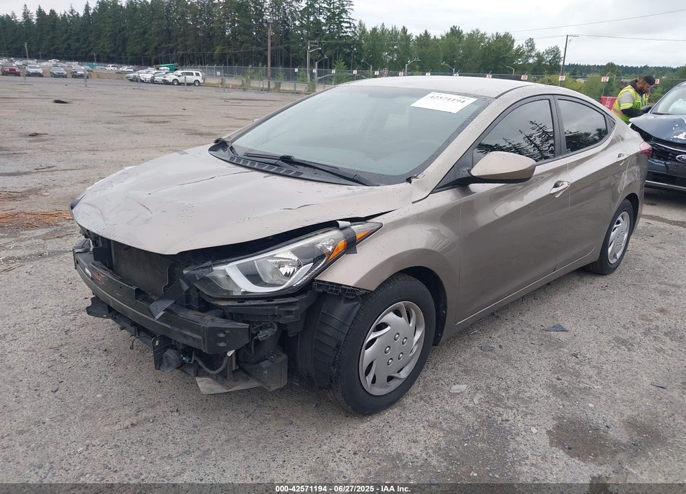 2016 HYUNDAI ELANTRA SE VIN: 5NPDH4AE6GH738989