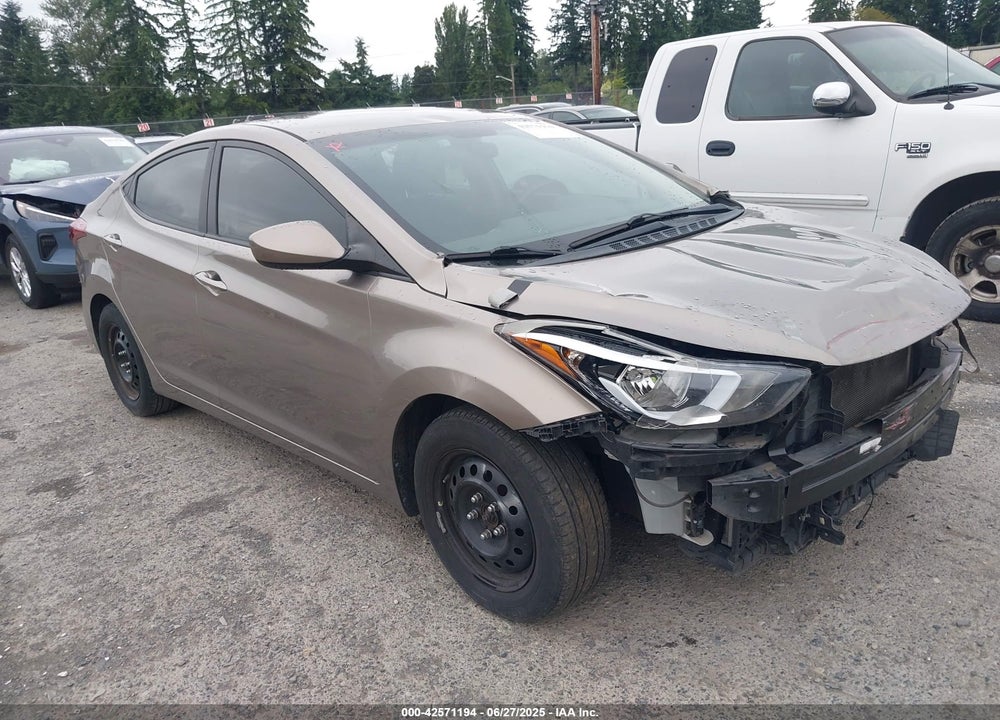 2016 HYUNDAI ELANTRA SE VIN: 5NPDH4AE6GH738989