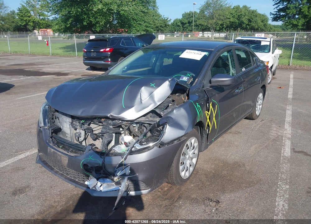 2017 NISSAN SENTRA SV VIN: 3N1AB7AP4HY275846