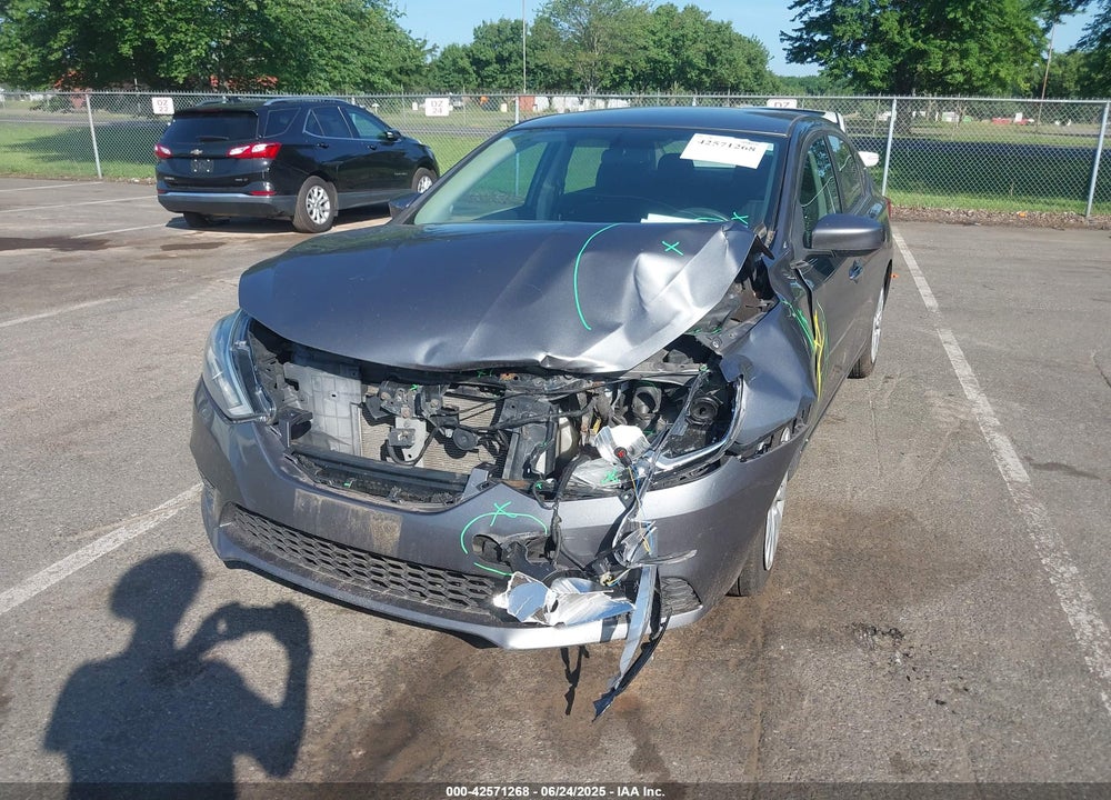 2017 NISSAN SENTRA SV VIN: 3N1AB7AP4HY275846