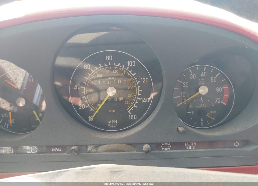 1979 MERCEDES-BENZ SL CLASS VIN: 10704412055713