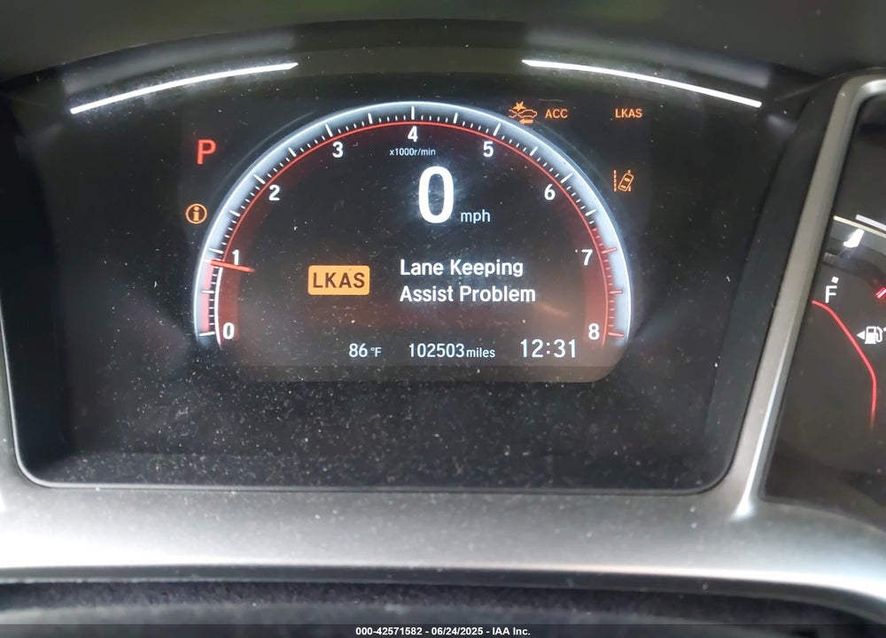 2020 HONDA CIVIC VIN: 2HGFC2F89LH584538
